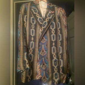 Vintage Neiman Marcus print blazer in great condition